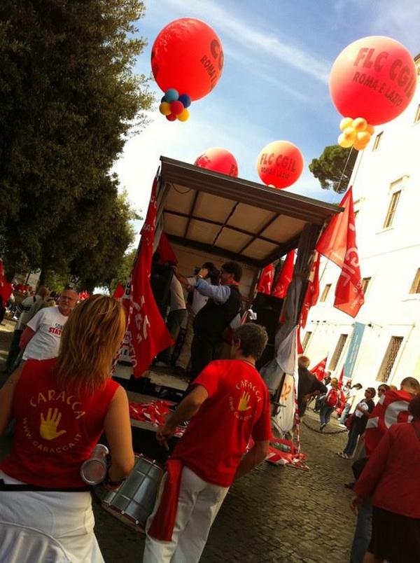 La Caracca - manifestazioni e cortei a Roma